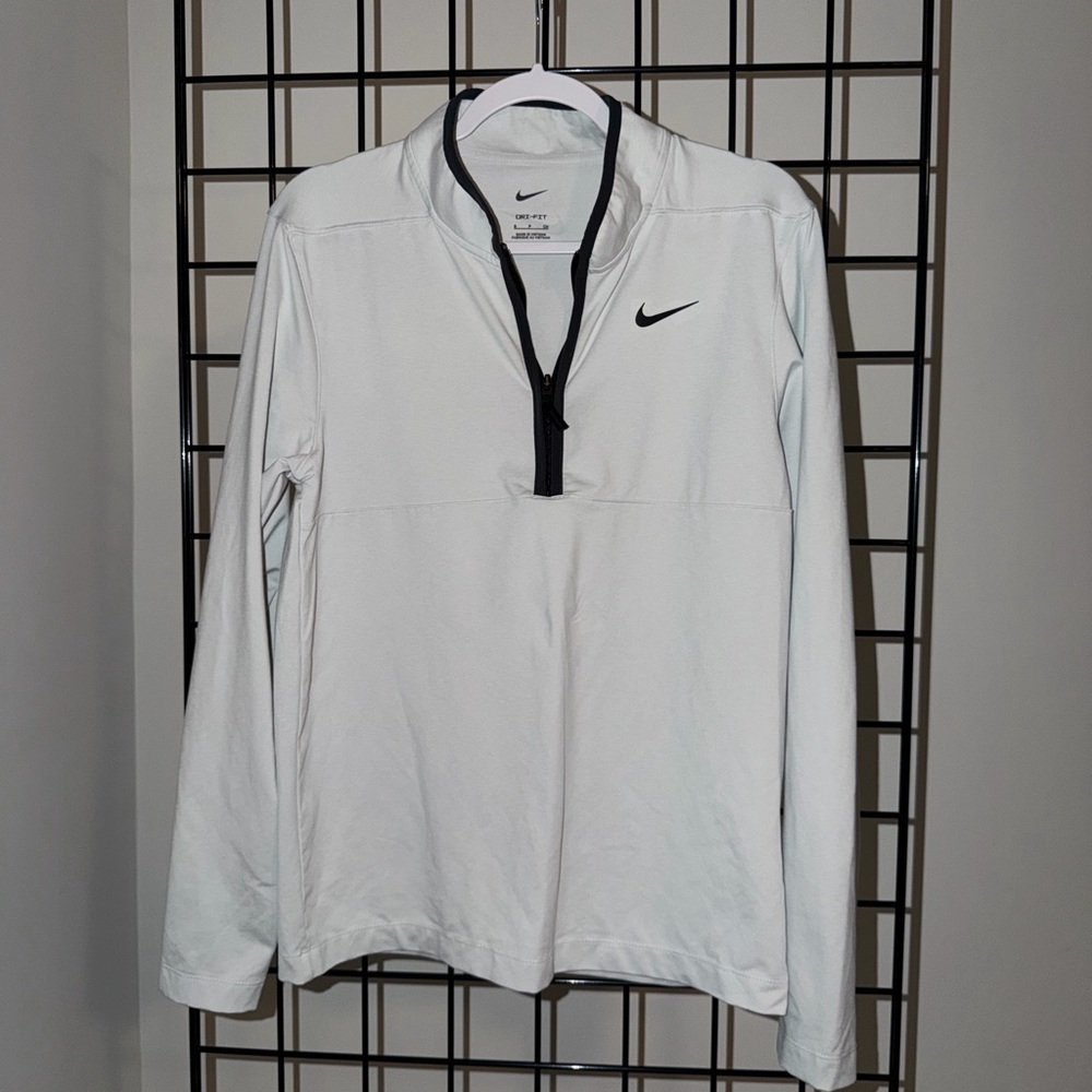 Nike Dri-FIT White and Black Jacket